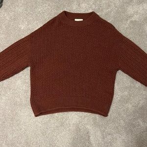 Universal thread sweater maroon size small